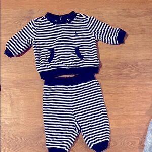 Ralph Lauren Striped Baby Outfit